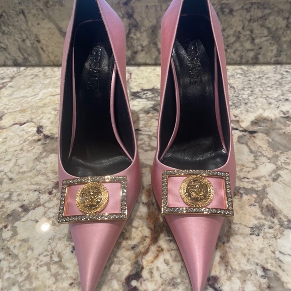 Versace Pink Pumps - Picture 1 of 13
